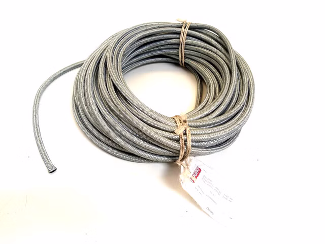 33m Hugro 485.0710 Schutzschlauch 7x10mm KSP-EU Metallumflechtung Stahldraht