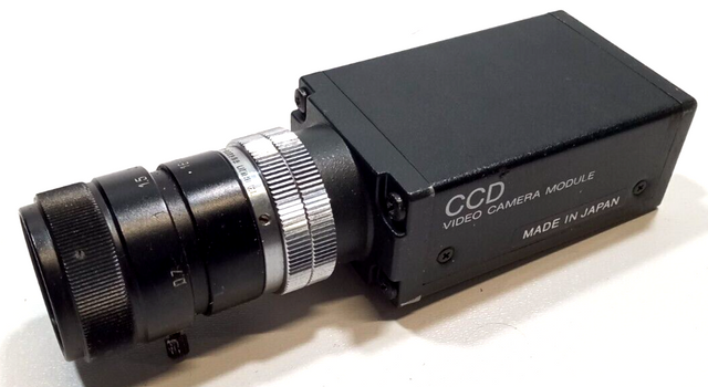 Sony CCD XC-73 Camera, Modules, Camera + Cosmicar Lens, Lens 1:2.8 Industry