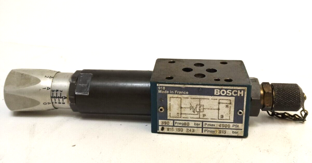 Bosch 0 811 150 243 Pressure Relief Valve 0811150243 Limiting Valve P max 315