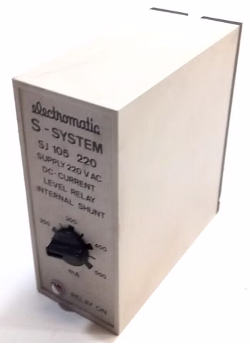 electromatic S-System SJ 105 220 Zeitrelais Supply 24V DC Level Relais