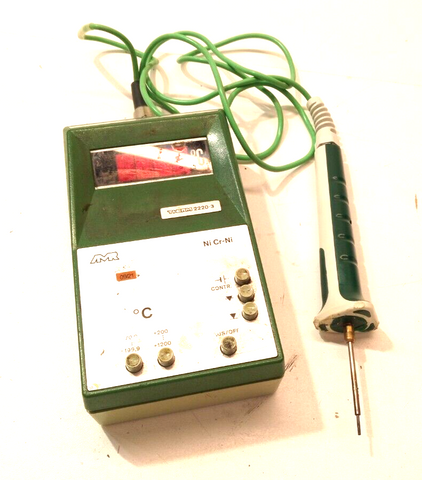 Ahlborn AMR Therm 2220-3 Temperature Measuring Instrument, -70.0 to +200°C NiCr-Ni, Infrared