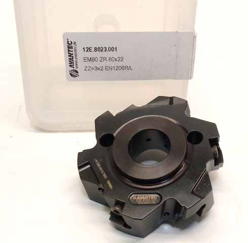 Avantec Drill Head 12E.8023.001 EM90 ZR 80x22 ZZ=3x2 EN 1206R/L