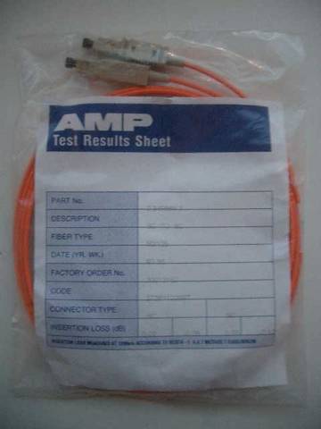 FO AMP Cable Fiber Optic SC Connector 2 m