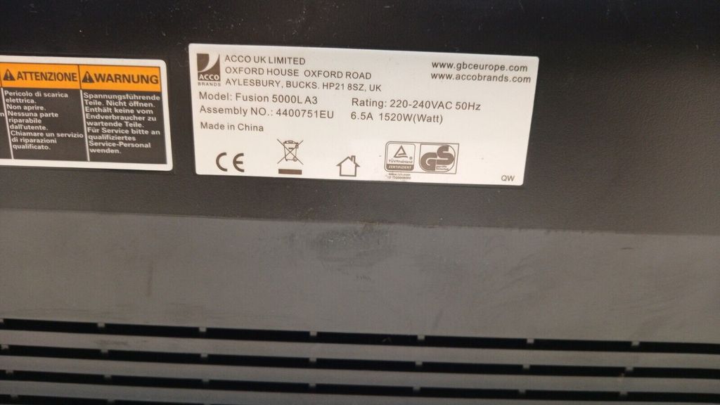 Profi Laminiergerät Display - Detail