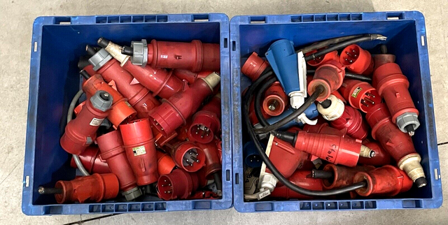 50x Heavy-Duty Plugs Mennekes Lindner