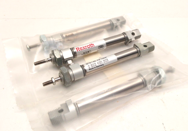 4x Rexroth 0 822 430 203 Mini Cylinder Series MNI Ø10/40  10bar