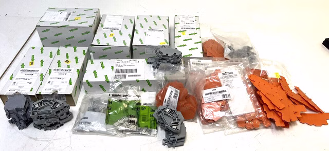 Posten WAGO, Klemmen, Durchgangsklemmen, Elektro Material, Elektro Zubehör