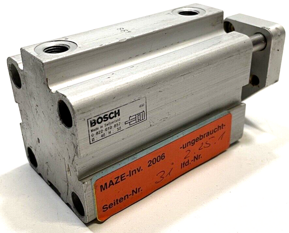 Bosch Aventics 0822010857 Short Stroke Cylinder Ø: 40 mm Stroke: 50 mm Cylinder KHZ