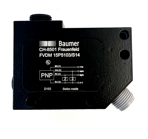 Baumer FVDM 15P5103/S14 Fiber Optic Device Fiber Optic 15P5103 S14, 15P5103-S14