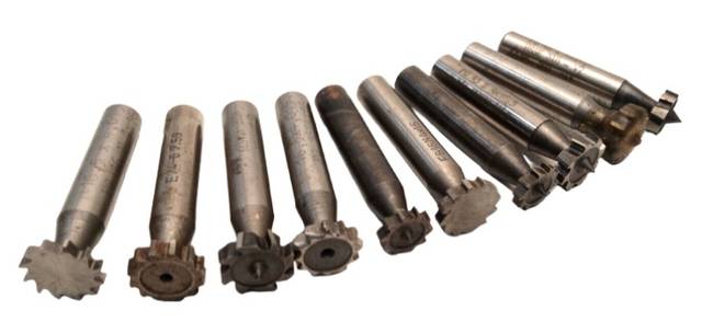 10x HSS Angular End Mills HSS-E Face Mills Arbor Mills Cutters Slot Cutters
