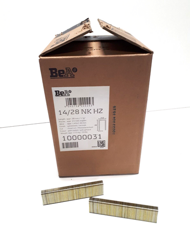 Industrial Staples 14/28 made of galvanized steel – BeA, 23,400 pieces