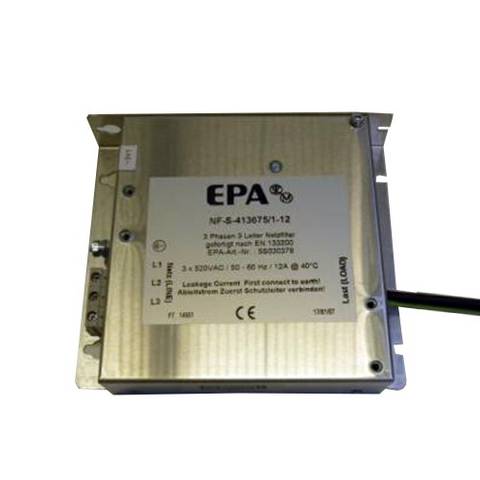 EPA NF-S-413675/1-12 3 Phase 3 Wire Line Filter  3 x 520 VAC 12A