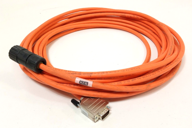 KEB SIN/COS Encoder Cable 00.F4.109.0010 / 04-65477 Converter Cable 10m