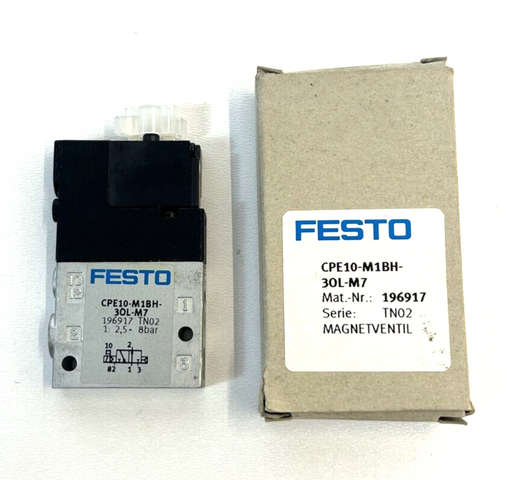 Festo CPE10-M1BH-30L-M7, 196917 صمام مغناطيسي صمام تحكم
