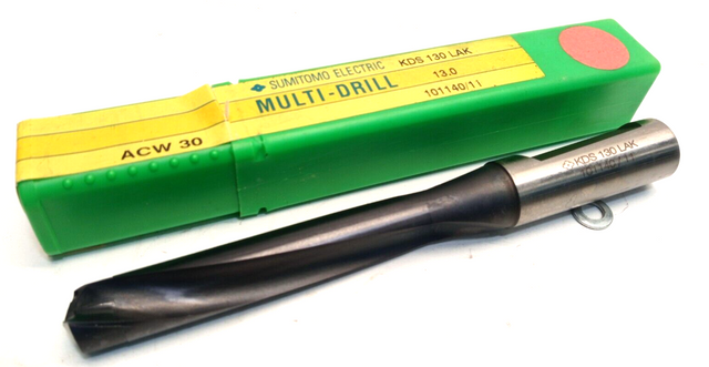 SUMITOMO KDS 130 LAK 13.0mm مثقاب MULTI-DRILL ملحوم بالهارد ميتال