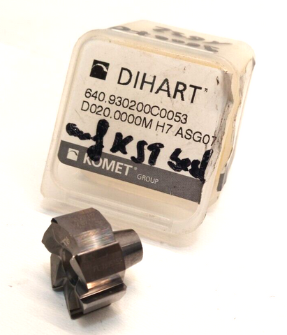 KOMET H7 رأس تآكل Dihart Ø20 D020.0000M H7 ASG07