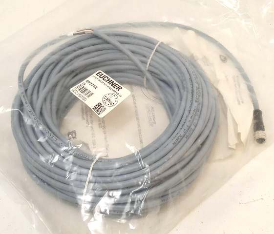 Euchner 077717/077716 LiYCY 2x0.25 with m8-1f, 3 Pin Connector Cable