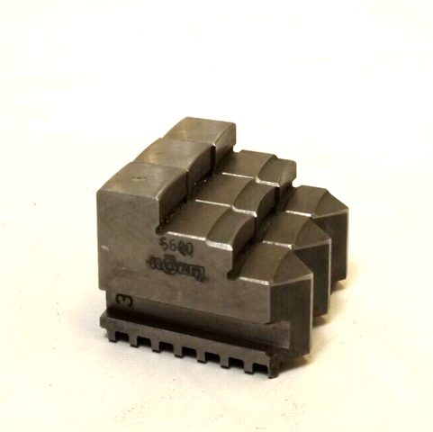 Röhm Drill Chuck Set 3/4-piece, 5600, 125mm, Jaw Length 52mm, Jaw Height 41.5mm