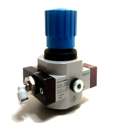 Festo LR-D-7-DI-MAXI صمام تنظيم الضغط، (192358)، p1 max: 16 bar، p2 max: 7 bar