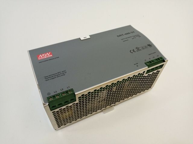 MW Mean Well DRT-480-24 DIN Rail Power Supply DRT48024 Switching Power Supply DRT480