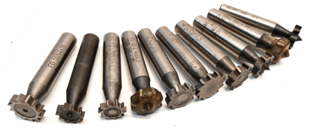 10x HSS-E Angular Milling Cutters Face Milling Cutters Arbor Milling Cutters