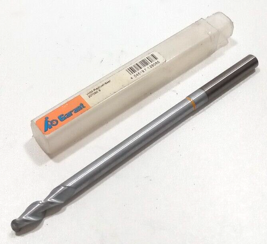 Garant VHM Solid Carbide Radius End Mill D8 No. 207090 8 Milling Cutters
