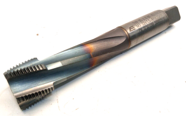 Emuge Rek. 2D-Z-X-BF-IKZ-TICN Thread Tap MJ22x1.5-4HX Machine Tap