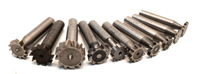 10x HSS Angular End Mills End Mills Arbor Cutters Cutters HSSE Slot Cutters