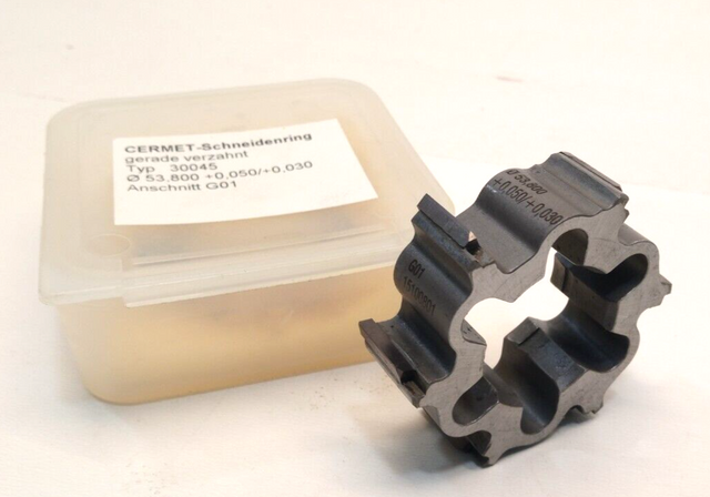 Cermet Friction Head Reamer Ø53.800mm G01 Type 300.45 straight toothed