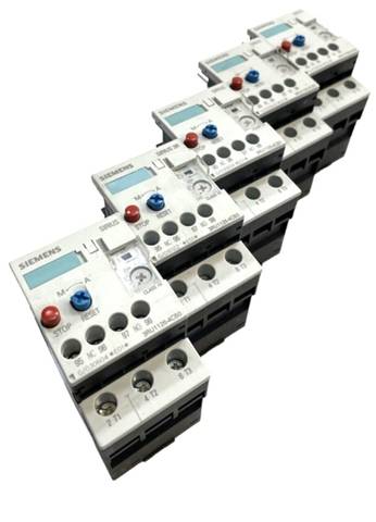 5x Siemens Sirius Classic 3RU Overload Relay 3P, 11 kW17 22A