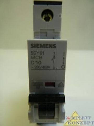 Siemens 5SY61 MCBC10 Circuit Breaker Fuse 5SY61MCBC10
