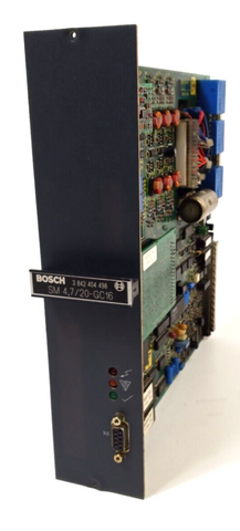 Bosch Servo Module 3842404498 Supply Module SM 4.7/20-GC16 Power Supply Processor