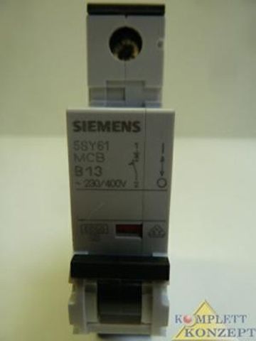 Siemens 5SY61 MCBB13 قاطع حماية الخطوط، مصهر 5SY61MCBB13