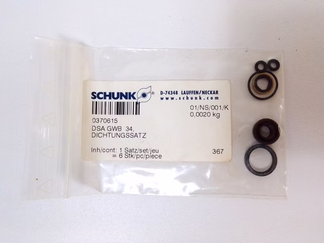 Schunk 0370615 Dichtungssatz DSA GWB 34, 01/NS/001/G Dichtung Dichtringe