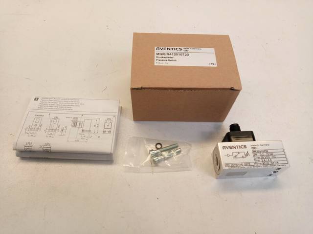 Bosch Rexroth Aventics R41201020 Pressure Switch PM1-M3-F001-002-160-M12X1-NONE