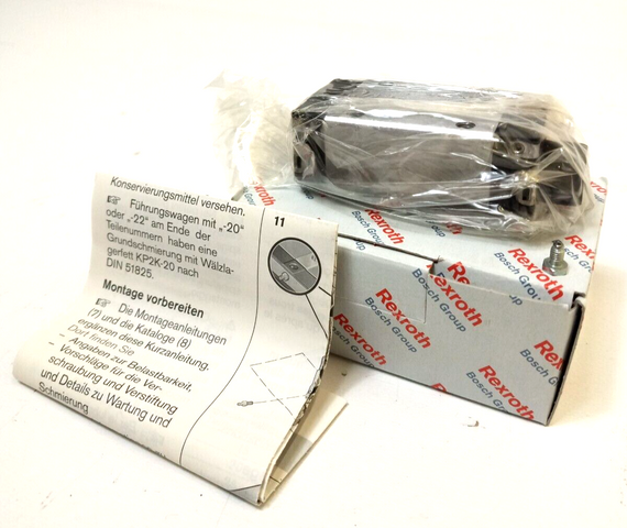 BOSCH REXROTH R162211322, направляющая каретка, шариковая каретка НОВАЯ