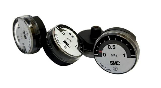 4x SMC Pressure Gauge Analog Pressure Gauge G27-10-R1