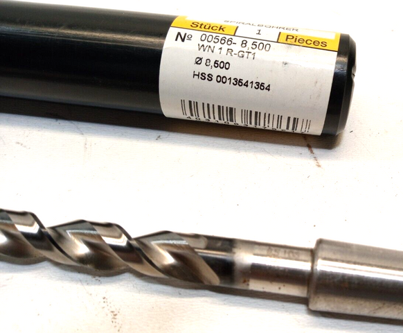 Gühring спиральное сверло No: 00566-8,500 WN 1 R-GT1  Ø 8.5mm HSS