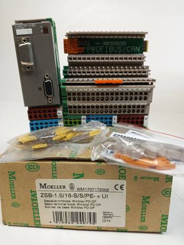 Weidmüller Profibus ZSB-1.5/16-S/S/PE + UI БАЗОВЫЙ КЛЕММНЫЙ БЛОК 17071720