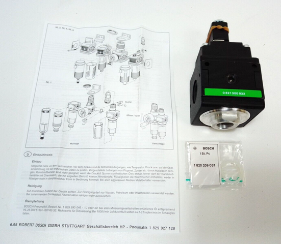 Bosch 0 821 300 932 Shut-off Valve Valve 0821300932, 1 824 210 243