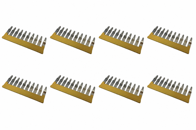8 X Weidmüller Connector ZQV 4N/10 GE 1758260000 Cross Connector