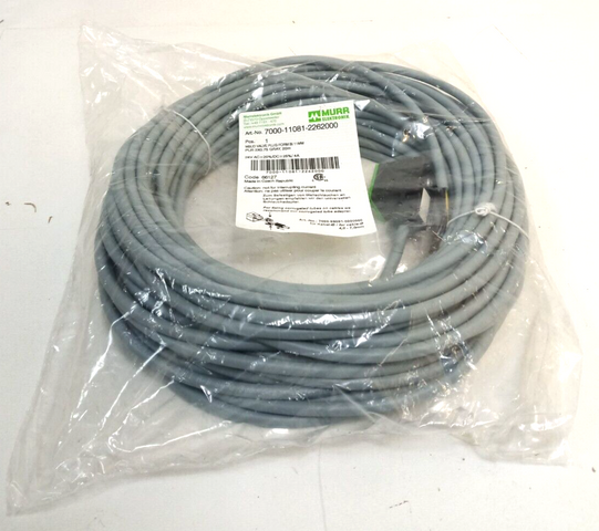 Murr Elektronik 7000-11081-2262000 Кабель с вилкой 3x0.75, серый, 20m НОВЫЙ