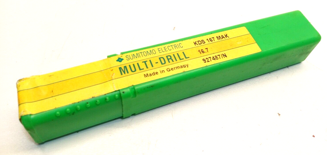 SUMITOMO KDS 167 MAK Ø16,7 mm MULTI-DRILL قاطع من الكربيد الصلب