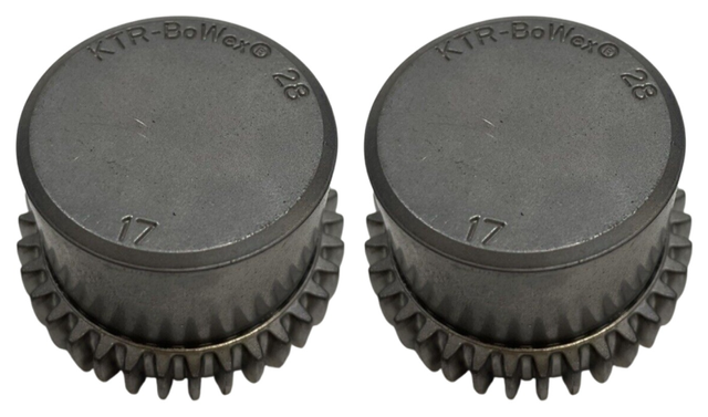 2x KTR BoWex 28 coupling hub, undrilled, KTR M-28 hub