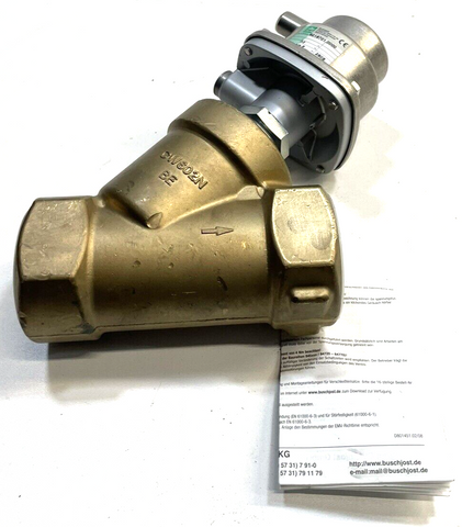 Norgren Buschjost 8218701.0000 Hydraulic Valve G2 Gas Valve CW602N BE Valve