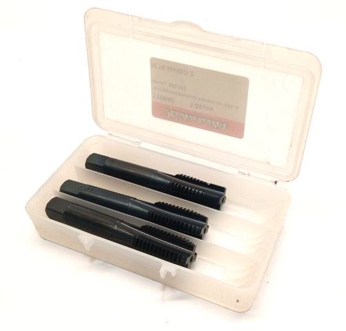 3x مثقاب خيوط هانرايتر HSS-E نيروفكس - M16 6H/ISO 2 DIN 352