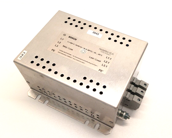 Bosch 1070 918475 Line Filter Cl. A, 3x 480V / 50-60Hz, 36A