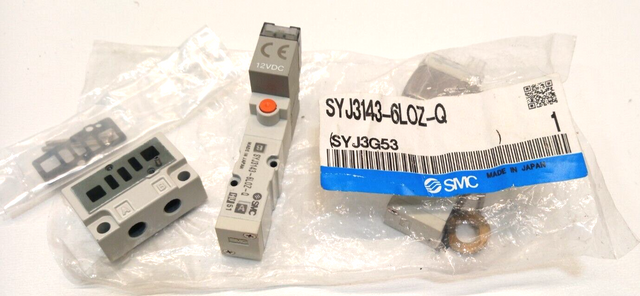 2x электромагнитный клапан SMC SYJ3143-6LOZ-Q SYJ3G53
