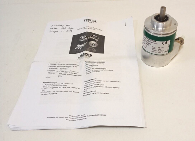 Fraba Posital 5812 -1-FBB1DP03PG Ver.: 2 Rotary Encoder