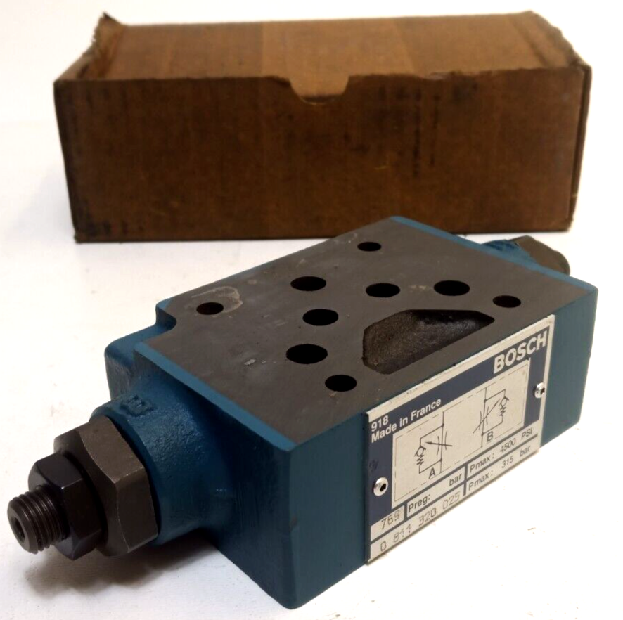 Bosch Hydraulik, Drosselventil, einstellbar 0811320025 Ventil